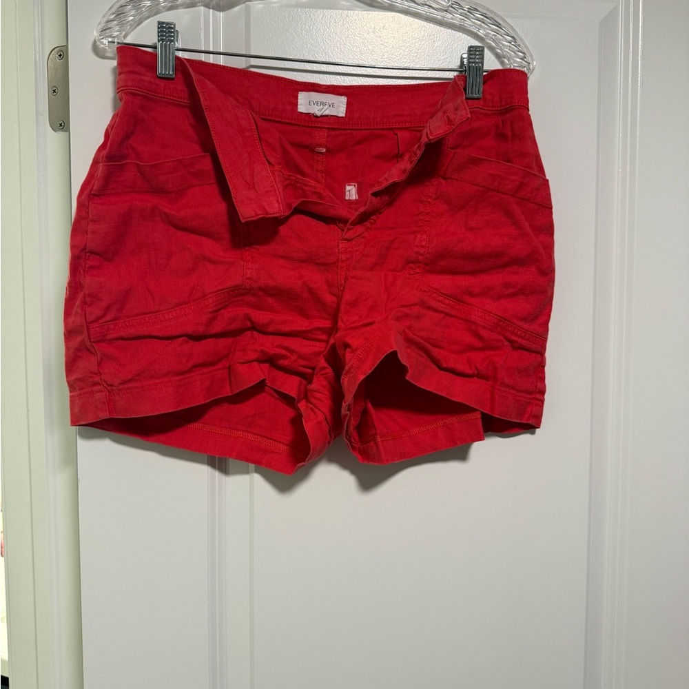 Evereve Bright Red Women's Cargo Shorts